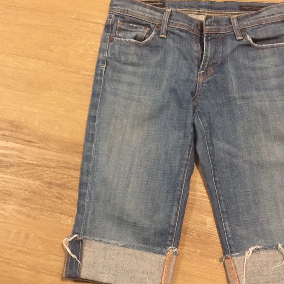 Citizens Of Humanity cuffed jean Shorts Sz 26 - Picture 5 of 8